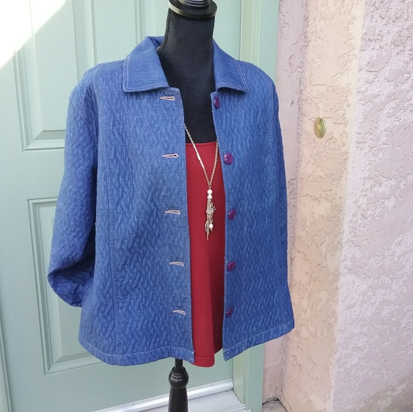 koret stretch jean jacket